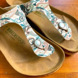Womens authentic Birkenstock gizeh paisley size 39